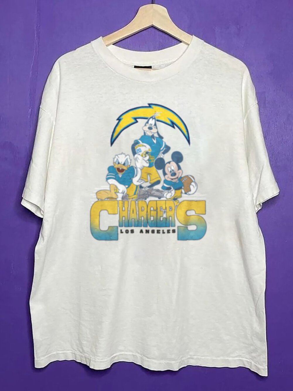 Vintage Los Angeles Chargers Disney Football Fan Shirt, Football NFL Shirt Tee